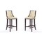 Manhattan Comfort Fifth Avenue Bar Stool in Cream and Walnut (Set of 2) 2-BS007-CR - alternate 1